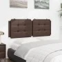 Brown synthetic leather padded headboard 140 cm by vidaXL, Headboards and footboards - Ref: Foro24-374861, Price: 44,55 €, Di...