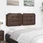 Gepolstertes Kopfteil aus braunem Kunstleder, 140 cm von vidaXL, Kopf- und Fußteile - Ref: Foro24-374861, Preis: 45,23 €, Rab...