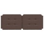 Brown synthetic leather padded headboard 140 cm by vidaXL, Headboards and footboards - Ref: Foro24-374861, Price: 45,23 €, Di...
