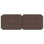 Brown synthetic leather padded headboard 140 cm by vidaXL, Headboards and footboards - Ref: Foro24-374861, Price: 44,55 €, Di...