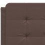 Gepolstertes Kopfteil aus braunem Kunstleder, 140 cm von vidaXL, Kopf- und Fußteile - Ref: Foro24-374861, Preis: 45,23 €, Rab...