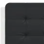 Bed frame with LED black white synthetic leather 120x200 cm by vidaXL, Beds and slatted bases - Ref: Foro24-3214102, Price: 1...