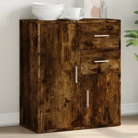 Sideboard aus geräuchertem Eichenholzwerkstoff, 60 x 31 x 70 cm von vidaXL, Sideboards - Ref: Foro24-840482, Preis: 76,79 €, ...