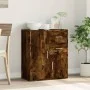 Sideboard aus geräuchertem Eichenholzwerkstoff, 60 x 31 x 70 cm von vidaXL, Sideboards - Ref: Foro24-840482, Preis: 76,79 €, ...