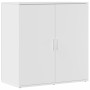 White engineered wood sideboard 79x38x80 cm by vidaXL, Sideboards - Ref: Foro24-840513, Price: 88,94 €, Discount: %