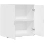 White engineered wood sideboard 79x38x80 cm by vidaXL, Sideboards - Ref: Foro24-840513, Price: 88,94 €, Discount: %