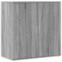 Sonoma graues Sideboard aus Holzwerkstoff, 79 x 38 x 80 cm von vidaXL, Sideboards - Ref: Foro24-840518, Preis: 96,45 €, Rabat...