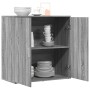 Sonoma gray engineered wood sideboard 79x38x80 cm by vidaXL, Sideboards - Ref: Foro24-840518, Price: 98,37 €, Discount: %