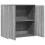 Sonoma graues Sideboard aus Holzwerkstoff, 79 x 38 x 80 cm von vidaXL, Sideboards - Ref: Foro24-840518, Preis: 96,45 €, Rabat...