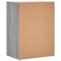 Sonoma gray engineered wood sideboard 60x39x80 cm by vidaXL, Sideboards - Ref: Foro24-840532, Price: 96,16 €, Discount: %