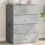 Concrete gray engineered wood sideboard 60x39x80 cm by vidaXL, Sideboards - Ref: Foro24-840530, Price: 95,08 €, Discount: %