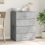 Concrete gray engineered wood sideboard 60x39x80 cm by vidaXL, Sideboards - Ref: Foro24-840530, Price: 99,35 €, Discount: %