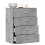 Concrete gray engineered wood sideboard 60x39x80 cm by vidaXL, Sideboards - Ref: Foro24-840530, Price: 95,08 €, Discount: %