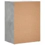 Concrete gray engineered wood sideboard 60x39x80 cm by vidaXL, Sideboards - Ref: Foro24-840530, Price: 95,08 €, Discount: %
