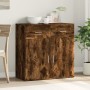 Sideboard aus geräuchertem Eichenholzwerkstoff, 79 x 38 x 80 cm von vidaXL, Sideboards - Ref: Foro24-840524, Preis: 100,24 €,...