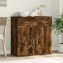 Smoked oak engineered wood sideboard 79x38x80 cm by vidaXL, Sideboards - Ref: Foro24-840524, Price: 99,20 €, Discount: %