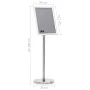 A4 Aluminum Alloy Silver Floor Standing Poster Stand by vidaXL, Counters - Ref: Foro24-51209, Price: 32,94 €, Discount: %