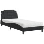Bett mit schwarzer Kunstledermatratze 80x200 cm von vidaXL, Betten und Lattenroste - Ref: Foro24-3208824, Preis: 251,56 €, Ra...
