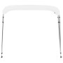 Bimini-Top mit 4 weißen Bögen 243 x 196 x 137 cm von vidaXL, Aufbewahrungsabdeckungen für Boote - Ref: Foro24-92368, Preis: 1...