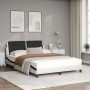 Bett mit schwarz-weißer Kunstledermatratze 120x200 cm von vidaXL, Betten und Lattenroste - Ref: Foro24-3208858, Preis: 351,49...