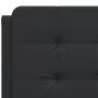 Bed with black synthetic leather mattress 140x200 cm by vidaXL, Beds and slatted bases - Ref: Foro24-3208866, Price: 377,76 €...