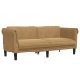 Brown velvet 2-piece sofa set by vidaXL, Sofas - Ref: Foro24-3209228, Price: 540,42 €, Discount: %