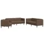 3-piece sofa set brown fabric by vidaXL, Sofas - Ref: Foro24-3209237, Price: 770,23 €, Discount: %