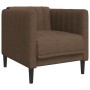 3-teilige Sofagarnitur aus braunem Stoff von vidaXL, Sofas - Ref: Foro24-3209237, Preis: 864,05 €, Rabatt: %