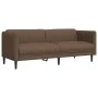 3-piece sofa set brown fabric by vidaXL, Sofas - Ref: Foro24-3209237, Price: 770,23 €, Discount: %