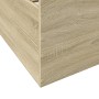 Bett aus Sonoma-Eichenholzwerkstoff mit Schubladen, 120 x 200 cm von vidaXL, Betten und Lattenroste - Ref: Foro24-3280302, Pr...