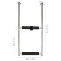 Escalera de embarque plegable 2 peldaños acero inoxidable de vidaXL, Escalas para barcos - Ref: Foro24-92373, Precio: 39,66 €...