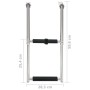 Escalera de embarque plegable 2 peldaños acero inoxidable de vidaXL, Escalas para barcos - Ref: Foro24-92373, Precio: 39,66 €...
