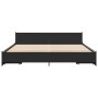 Estructura cama con cajones madera ingeniería negra 200x200 cm de vidaXL, Camas y somieres - Ref: Foro24-3279912, Precio: 204...