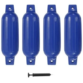 Parachoques para barco 4 unidades PVC azul 41x11,5 cm de vidaXL, Atracada y anclaje - Ref: Foro24-92376, Precio: 49,05 €, Des...