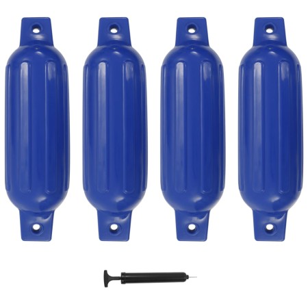 Bootsstoßstangen 4 Einheiten blaues PVC 41x11,5 cm von vidaXL, Anlegen und Ankern - Ref: Foro24-92376, Preis: 50,05 €, Rabatt: %