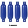 Bootsstoßstangen 4 Einheiten blaues PVC 41x11,5 cm von vidaXL, Anlegen und Ankern - Ref: Foro24-92376, Preis: 50,05 €, Rabatt: %