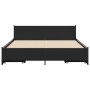 Schwarzes Holzwerkstoffbett mit Schubladen 120x190 cm von vidaXL, Betten und Lattenroste - Ref: Foro24-3279952, Preis: 180,16...