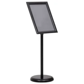 Schwarzer A3-Bodenständer aus Aluminiumlegierung von vidaXL, Zähler - Ref: Foro24-51206, Preis: 39,40 €, Rabatt: %