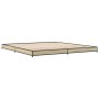 Estructura cama madera ingeniería metal roble Sonoma 200x200 cm
