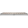 Sonoma-graues Metall-Holzwerkstoff-Bettgestell, 150 x 200 cm von vidaXL, Betten und Lattenroste - Ref: Foro24-845144, Preis: ...