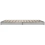 Sonoma-graues Metall-Holzwerkstoff-Bettgestell, 150 x 200 cm von vidaXL, Betten und Lattenroste - Ref: Foro24-845144, Preis: ...