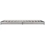 Sonoma gray metal engineered wood bed frame 90x190 cm by vidaXL, Beds and slatted bases - Ref: Foro24-845184, Price: 68,76 €,...