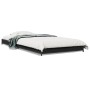 Estructura de cama madera ingeniería y metal negro 100x200 cm de vidaXL, Camas y somieres - Ref: Foro24-845171, Precio: 59,22 €