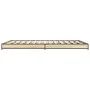 Estructura cama madera ingeniería metal roble Sonoma 120x200 cm de vidaXL, Camas y somieres - Ref: Foro24-845152, Precio: 86,...