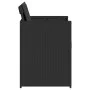 Garden chairs with cushions 4 units black synthetic rattan by vidaXL, Garden chairs - Ref: Foro24-4007456, Price: 178,83 €, D...