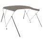 Bimini-Top mit 3 Bögen grau 184x170x133 cm von vidaXL, Aufbewahrungsabdeckungen für Boote - Ref: Foro24-94799, Preis: 169,41 ...