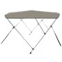 Bimini-Top mit 3 Bögen grau 184x170x133 cm von vidaXL, Aufbewahrungsabdeckungen für Boote - Ref: Foro24-94799, Preis: 169,41 ...