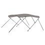 Bimini-Top mit 3 Bögen grau 182x184x136 cm von vidaXL, Aufbewahrungsabdeckungen für Boote - Ref: Foro24-94800, Preis: 154,40 ...