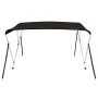 Bimini-Top mit 3 Bögen schwarz 183x152x133 cm von vidaXL, Aufbewahrungsabdeckungen für Boote - Ref: Foro24-94802, Preis: 148,...