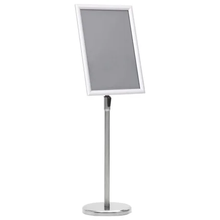 Soporte de pie para carteles A3 aleación de aluminio plateado de vidaXL, Mostradores - Ref: Foro24-51207, Precio: 41,26 €, De...